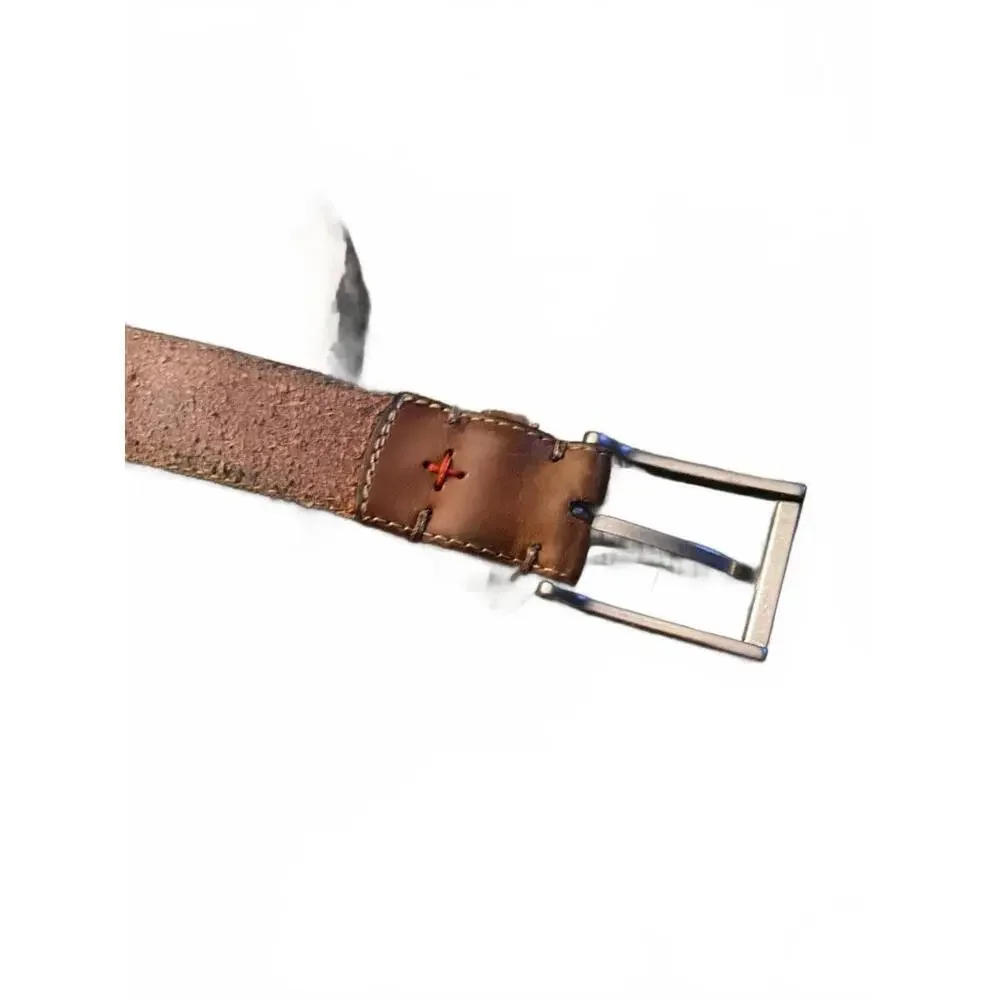 Stylish Brown Leather Belt by Damien J. Hastings